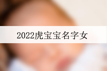 2022虎宝宝名字女