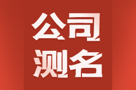 公司测名